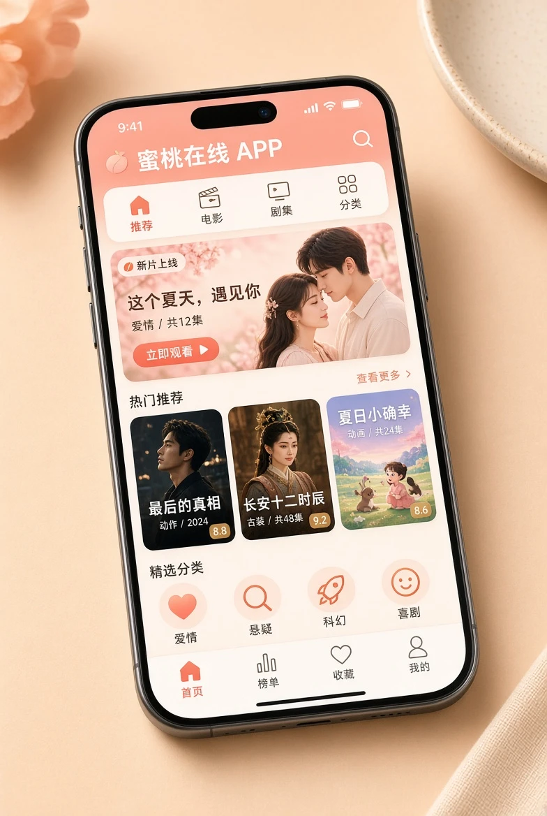 手机阅读体验示意