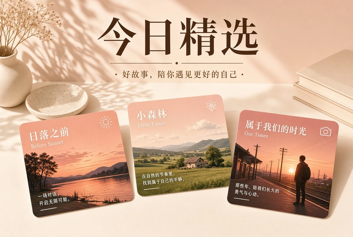 不同观看心情的柔和视觉